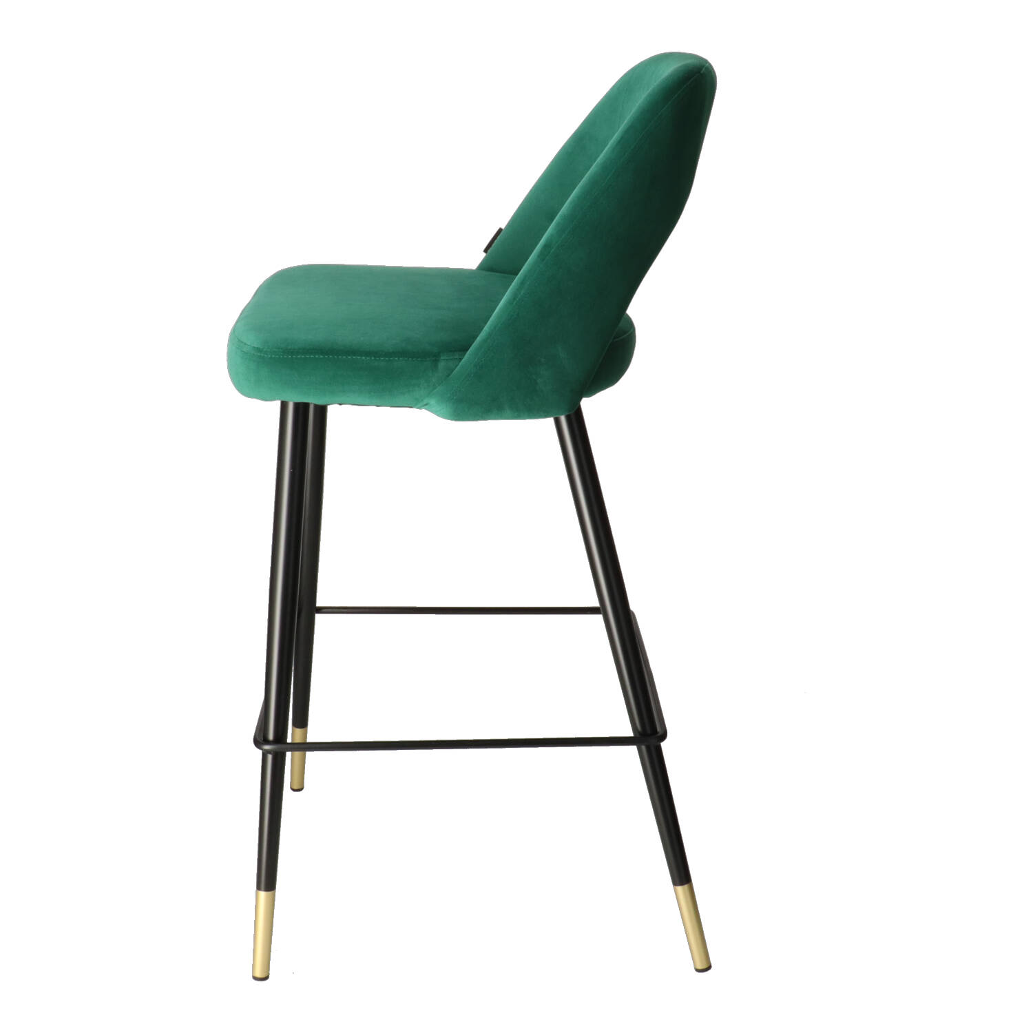 DL FANNY Green design Upholstered indoor bar stool